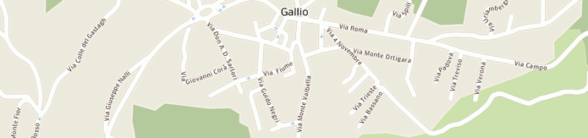 Mappa della impresa carmen tappezzerie e tendaggi di mercedes franco a GALLIO