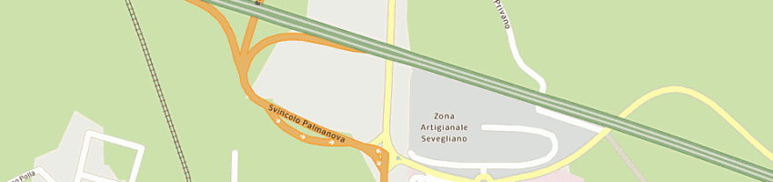 Mappa della impresa palma auto snc a PALMANOVA