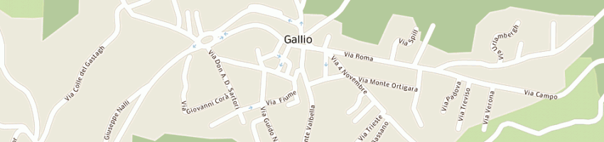 Mappa della impresa cassa rurale ed artigiana di roana a GALLIO