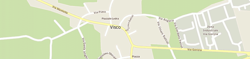 Mappa della impresa municipio a VISCO