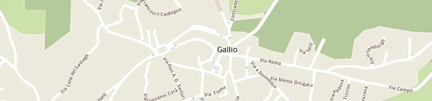 Mappa della impresa scuola sci melette a GALLIO