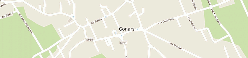Mappa della impresa municipio a GONARS