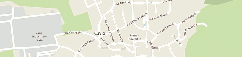 Mappa della impresa municipio a CUVIO