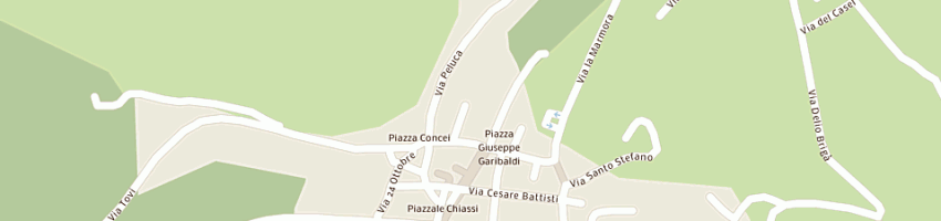 Mappa della impresa carabinieri a BEZZECCA