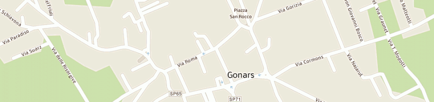 Mappa della impresa blasini renato a GONARS