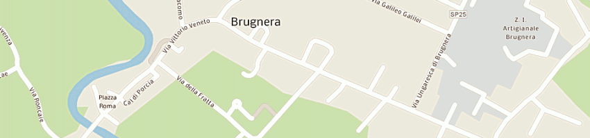 Mappa della impresa lazzaro giuseppe pietro a BRUGNERA