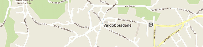 Mappa della impresa municipio a VALDOBBIADENE
