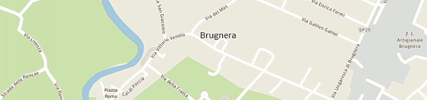 Mappa della impresa carniello giorgio a BRUGNERA