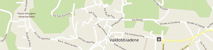 Mappa della impresa girardel giuseppe a VALDOBBIADENE