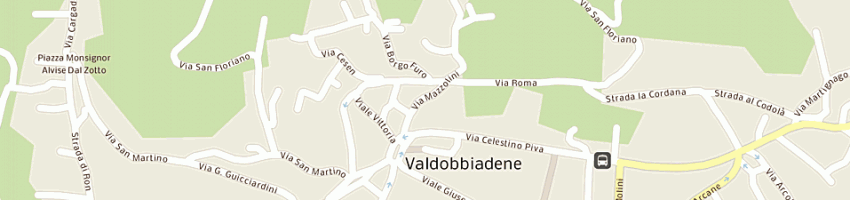 Mappa della impresa galleria d'arte valerio roberto a VALDOBBIADENE