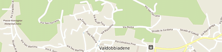 Mappa della impresa municipio a VALDOBBIADENE