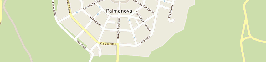 Mappa della impresa studio legale associato lucchin tornaboni a PALMANOVA