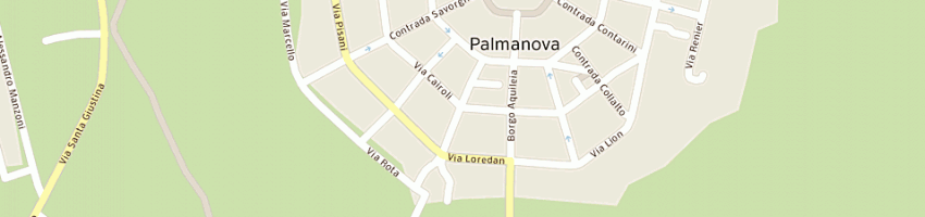 Mappa della impresa eneco srl a PALMANOVA