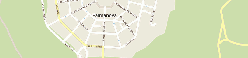Mappa della impresa green line studio tecnico di candotto fabiano a PALMANOVA