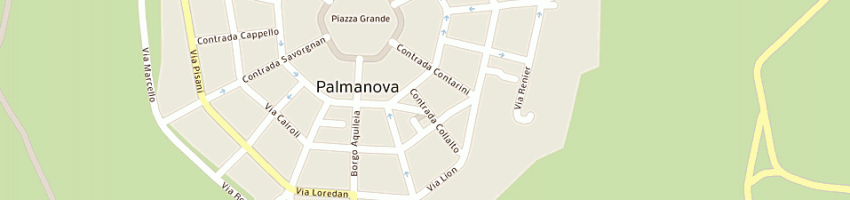 Mappa della impresa poliambulatorio san marco a PALMANOVA