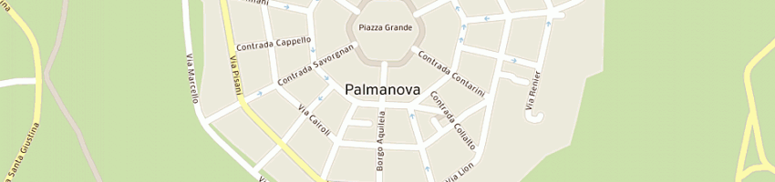Mappa della impresa coiffeuse club (snc) a PALMANOVA