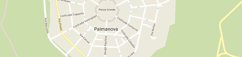 Mappa della impresa impresa moschioni a PALMANOVA