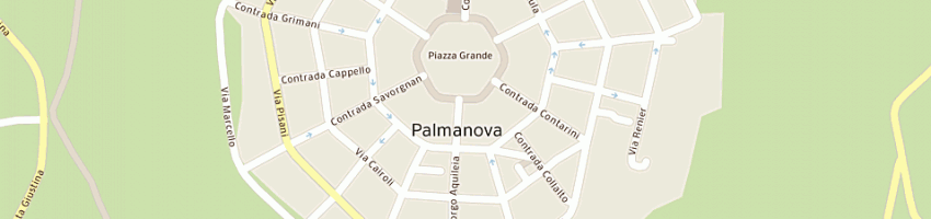 Mappa della impresa bordignon alberto di bordignon marco e c (sas) a PALMANOVA
