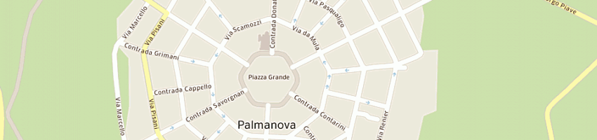 Mappa della impresa poste italiane spa a PALMANOVA