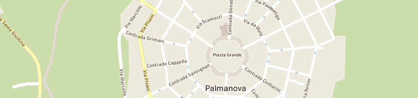 Mappa della impresa strizzolo bruno a PALMANOVA