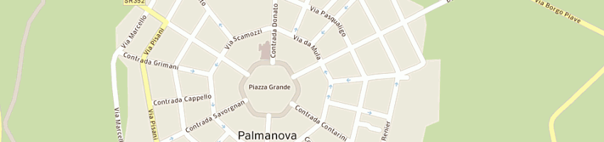 Mappa della impresa cressati a PALMANOVA