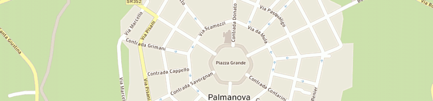 Mappa della impresa tessarin carlo a PALMANOVA