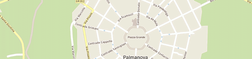 Mappa della impresa agenzia immobiliare giove di monte veronica e c sas a PALMANOVA