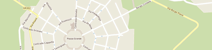 Mappa della impresa bonini ufficio sas a PALMANOVA