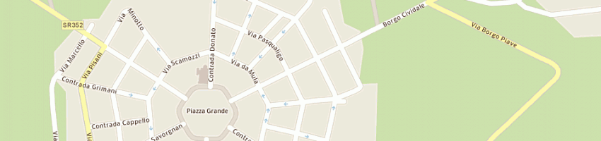 Mappa della impresa color hobby sas di bertoli maurizio e c a PALMANOVA