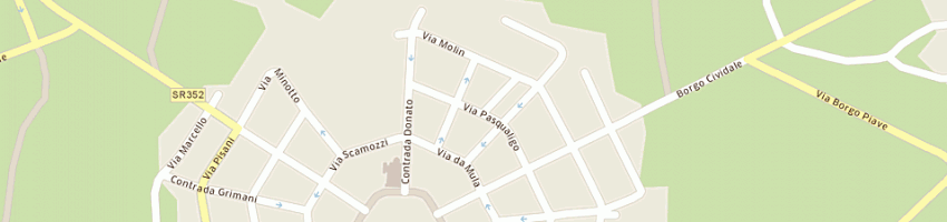 Mappa della impresa videomania di brunzin lorella a PALMANOVA