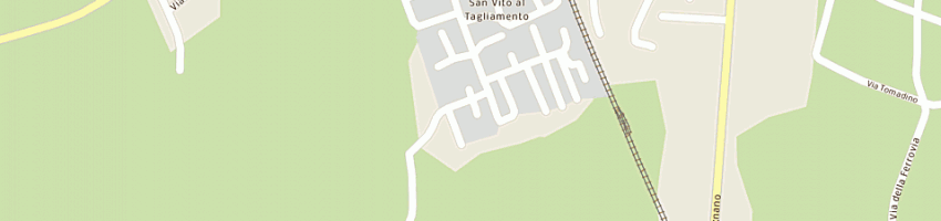 Mappa della impresa rosatex di piccinin francesco e c snc a SAN VITO AL TAGLIAMENTO
