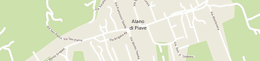 Mappa della impresa trattoria alla posta a ALANO DI PIAVE