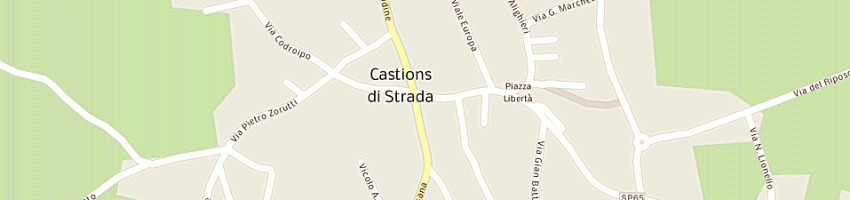 Mappa della impresa basaldella majco a CASTIONS DI STRADA