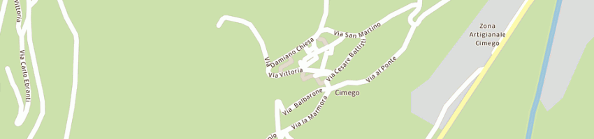 Mappa della impresa bertini alberto a CIMEGO