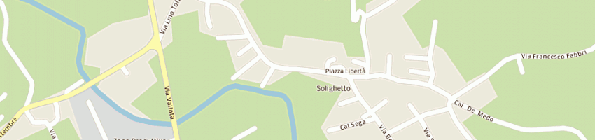 Mappa della impresa municipio a PIEVE DI SOLIGO