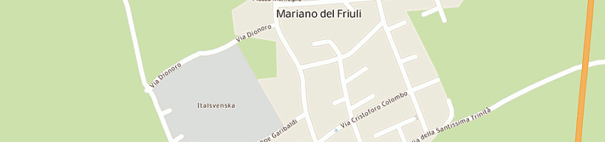 Mappa della impresa graphy (snc) a MARIANO DEL FRIULI