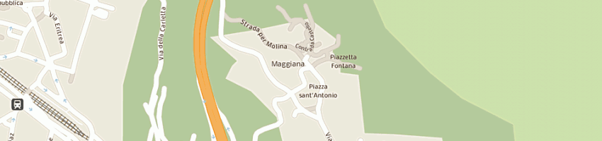 Mappa della impresa lafranconi gabriele a MANDELLO DEL LARIO