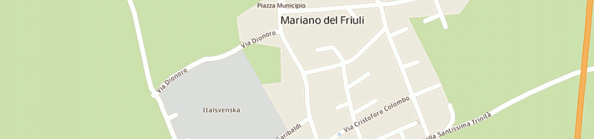 Mappa della impresa municipio a MARIANO DEL FRIULI