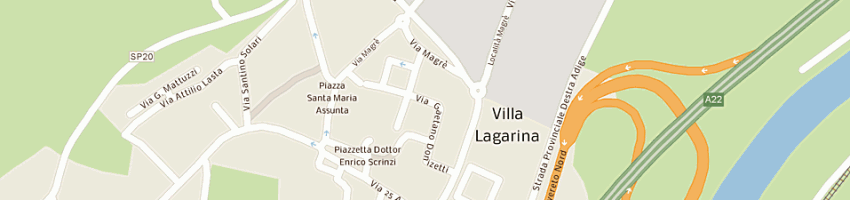 Mappa della impresa marzani carlo a VILLA LAGARINA
