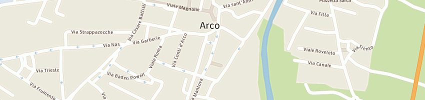 Mappa della impresa giuliani maurizio a ARCO