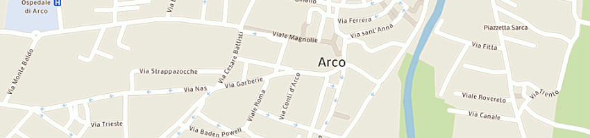 Mappa della impresa municipio di arco a ARCO
