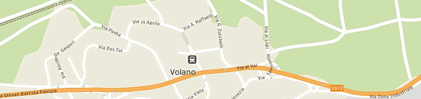 Mappa della impresa poste italiane epe a VOLANO