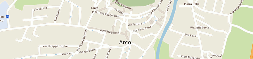 Mappa della impresa associazione trentina accoglienza stranieri onlus a ARCO