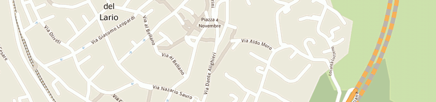 Mappa della impresa eliograf di rusconi giuseppe a MANDELLO DEL LARIO