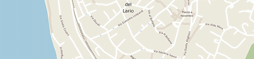 Mappa della impresa borgo antico srl a MANDELLO DEL LARIO
