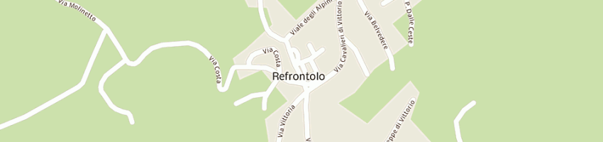 Mappa della impresa parrucchiera uomo-donna lorenzon franca a REFRONTOLO