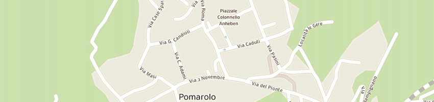 Mappa della impresa pedrotti ettore a POMAROLO