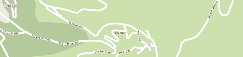 Mappa della impresa municipio a PRESTINE