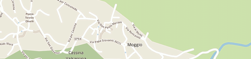 Mappa della impresa municipio a MOGGIO
