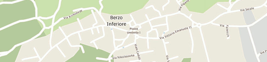 Mappa della impresa poste italiane a BERZO INFERIORE